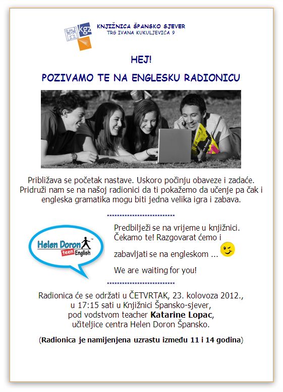 Engleska radionica - Helen Doron